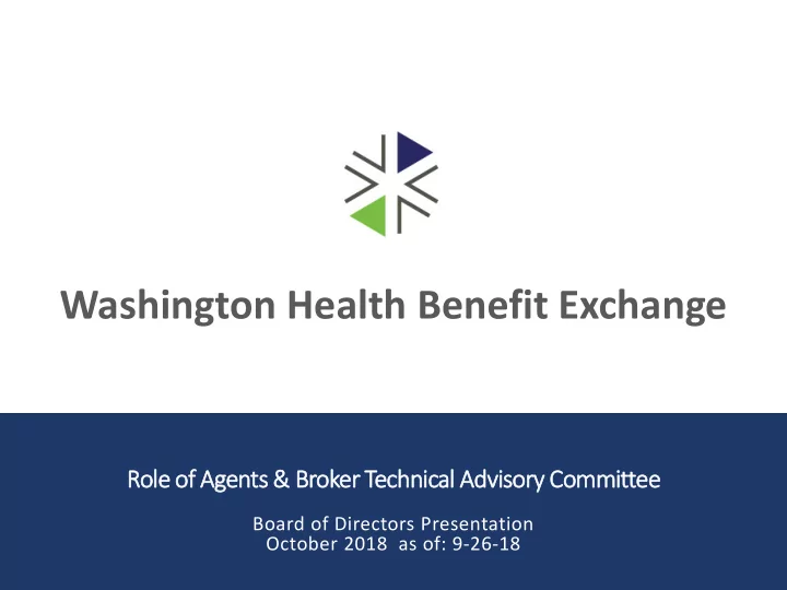 washington health benefit exchange