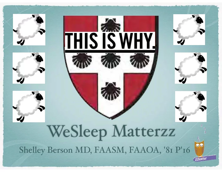 z m a t t e r z l e e p w e s