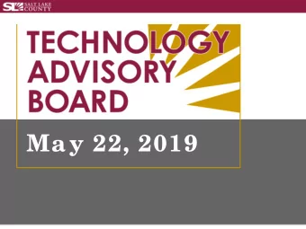 Ma y 22, 2019  Agenda Public Comments - Chair - 3 min   Approve Minutes from 03/28/2019 Meeting