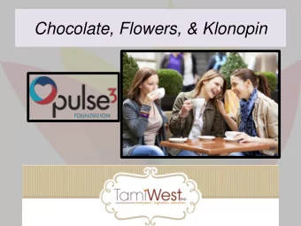 Chocolate, Flowers, &amp; Klonopin  Top 5: Women Are Amazing!  5. We smell better than men  4. We