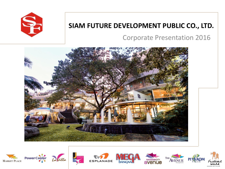 siam future development public co ltd corporate
