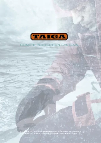 CLIMATE PROTECTION SYSTEMS  CLOTHING SYSTEMS ENGINEERED ACCORDING TO PEOPLES  INNATE