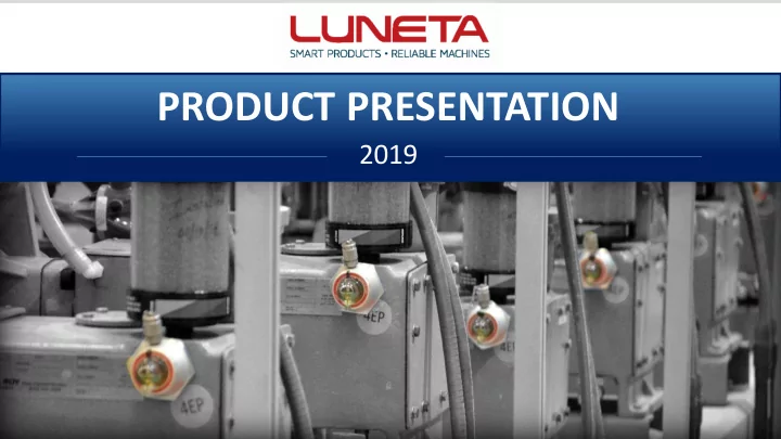 product presentation