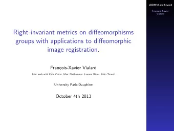 Right-invariant metrics on diffeomorphisms  groups with applications to diffeomorphic  image