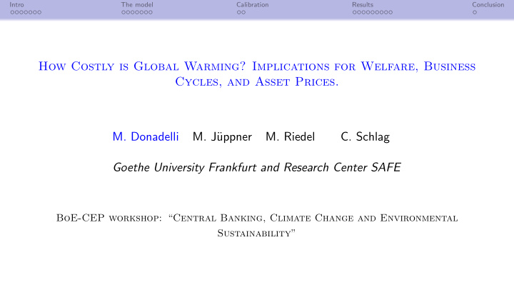 how costly is global warming implications for welfare