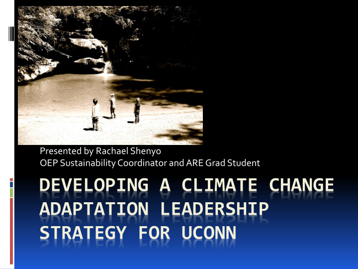 developing a climate change adaptation leadership