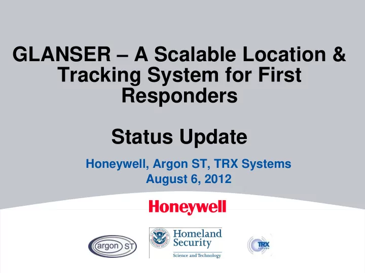 glanser a scalable location amp