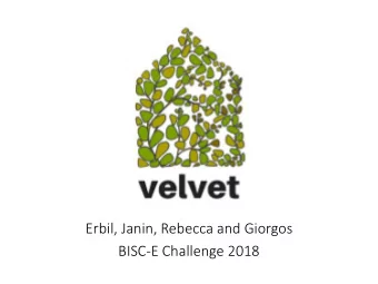 Erbil, Janin, Rebecca and Giorgos  BISC-E Challenge 2018  PhD Thesis Paul Brouwer, 2017  Innovation