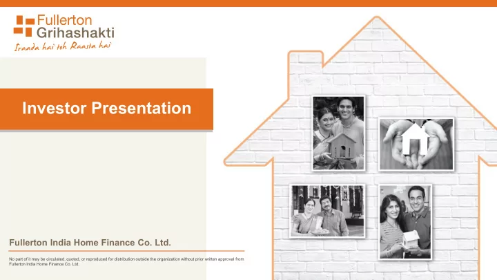 investor presentation