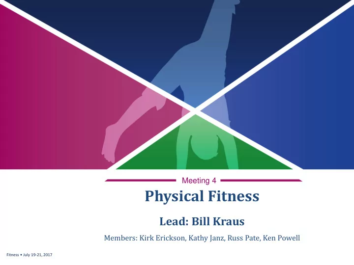physical fitness