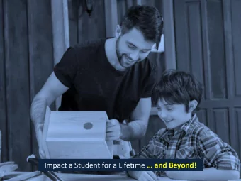 Impact a Student for a Lifetime  and Beyond!  A Christian non-denominational Mentoring program