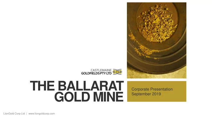 the ballarat