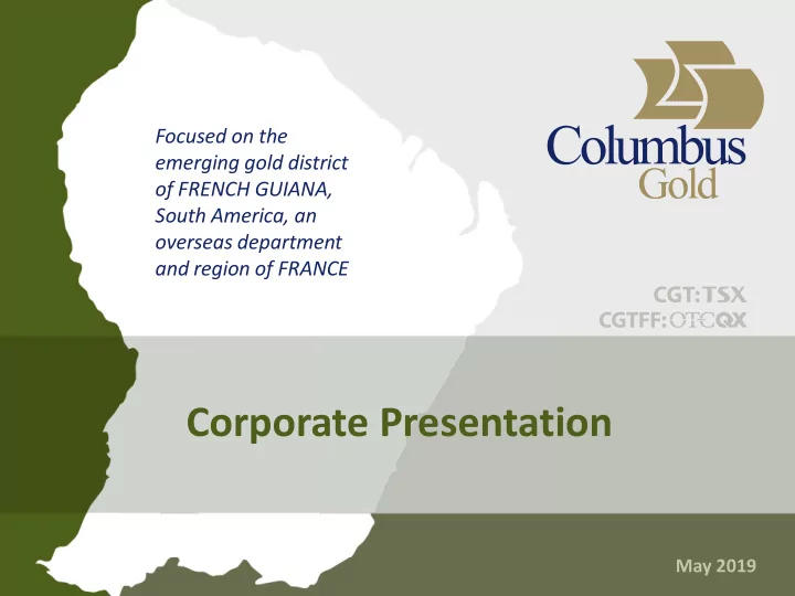 corporate presentation