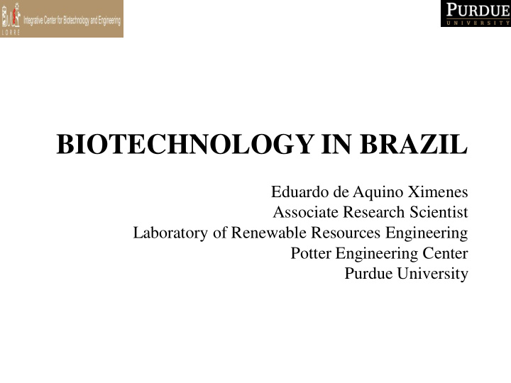 biotechnology in brazil