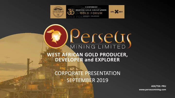 corporate presentation