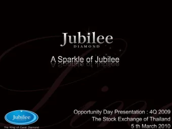 Importance Notice    The information contained in this presentation is for information purposes