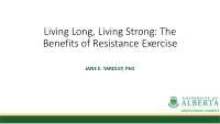 benefits of resistance exercise