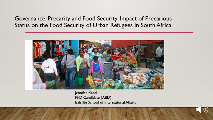 governance precarity and food security impact of