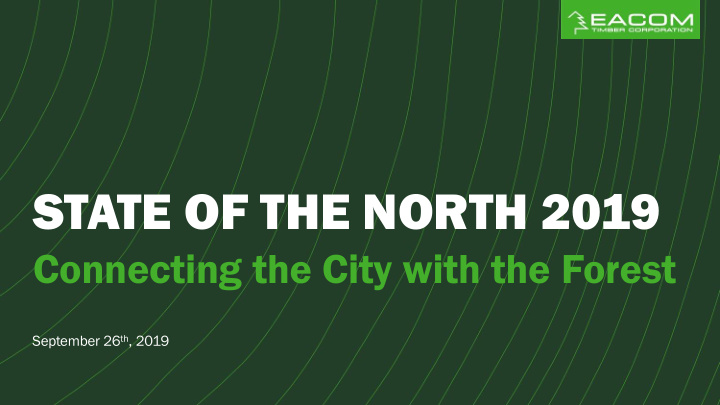 state of the north 2019