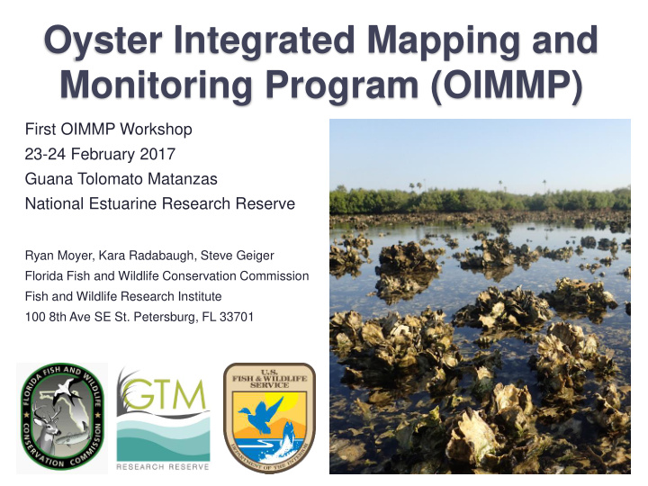 monitoring program oimmp