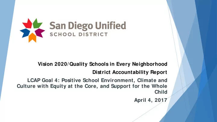 vision 2020 quality schools in every neighborhood