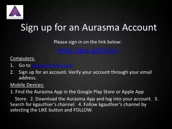 Sign up for an Aurasma Account  Please sign in on the link below:  https://goo.gl/t5sDLr