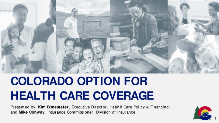 colorado option for health care coverage