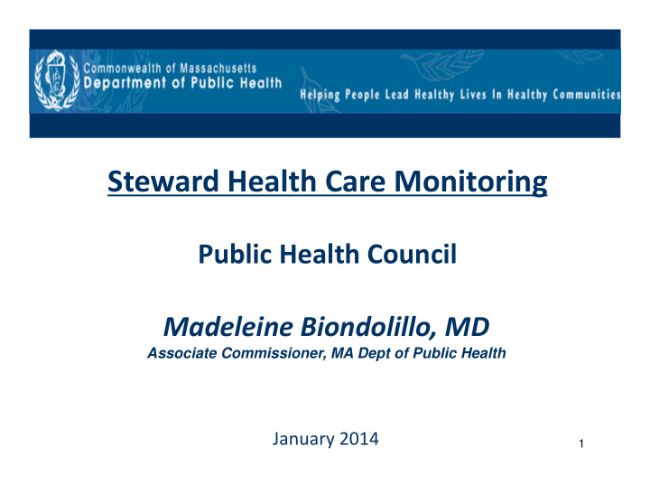 steward health care monitoring