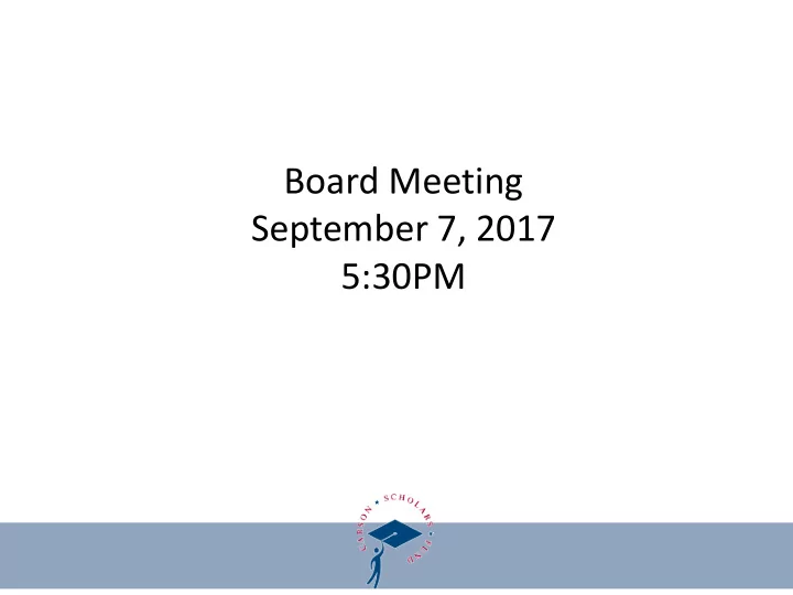 board meeting
