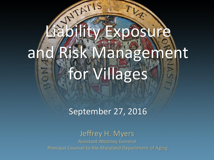 liability exposure and risk management