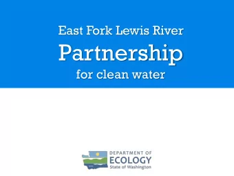 Partnership  for clean water  Welcome!  Devan Rostorfer, TMDL Lead  Shawn Ultican, Nonpoint Source