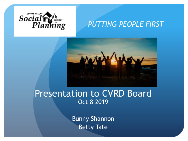 presentation to cvrd board