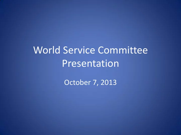 presentation