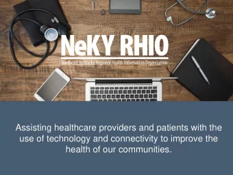 use of technology and connectivity to improve the  health of our communities.  About Us