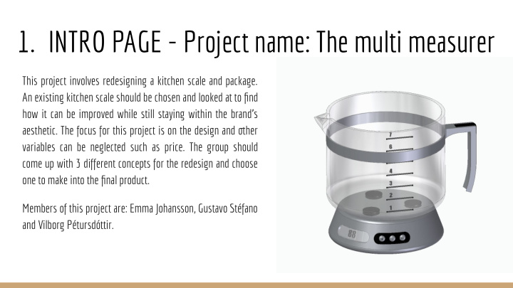 1 intro page project name the multi measurer