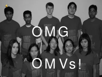 O M G  O M Vs!  Outer Membrane Vesicles  Spherical proteoliposomes ranging in size from 50-200