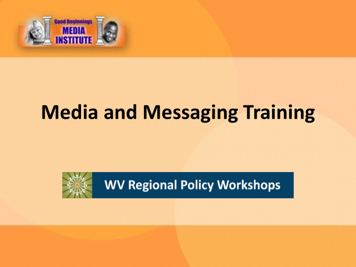 media and messaging training presenters jim mckay team