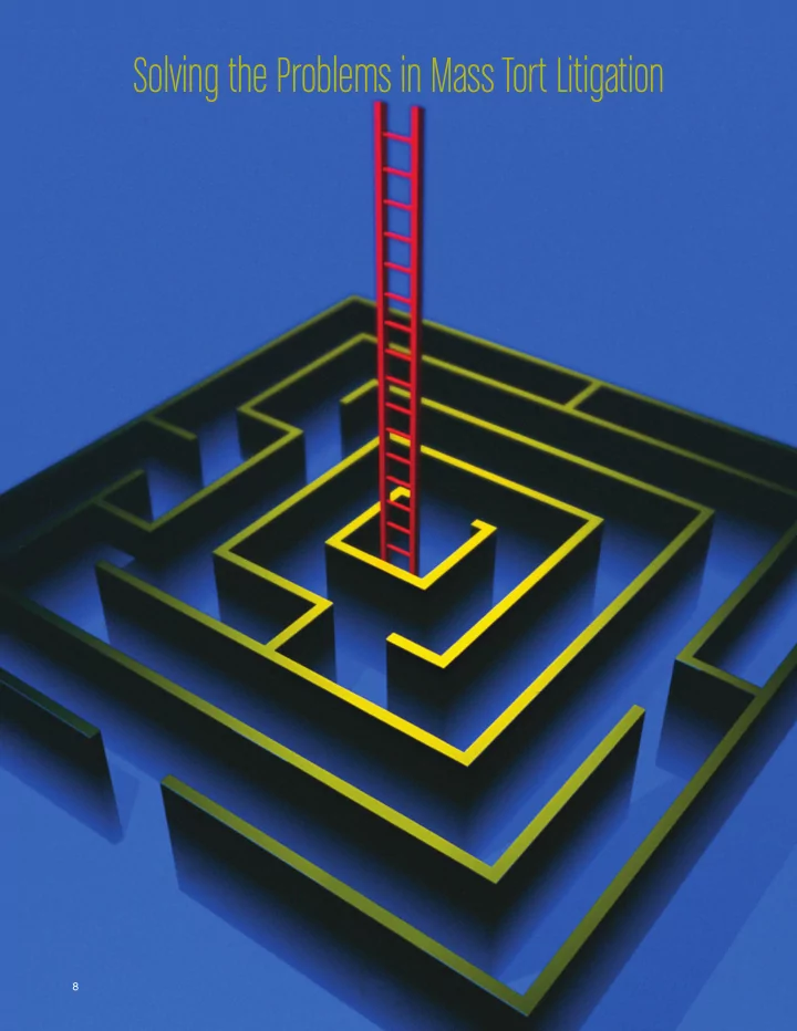 solving the problems in mass tort litigation