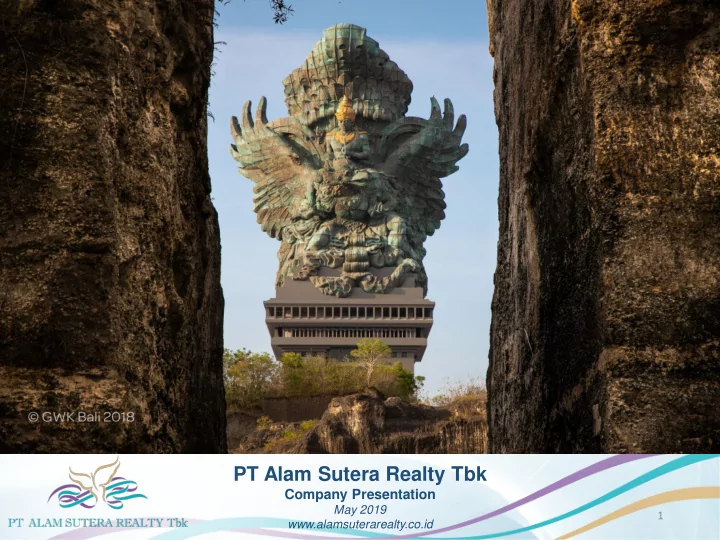 pt alam sutera realty tbk