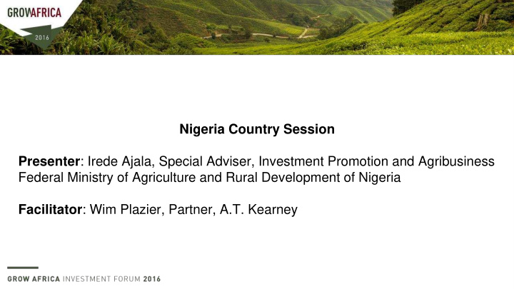 nigeria country session