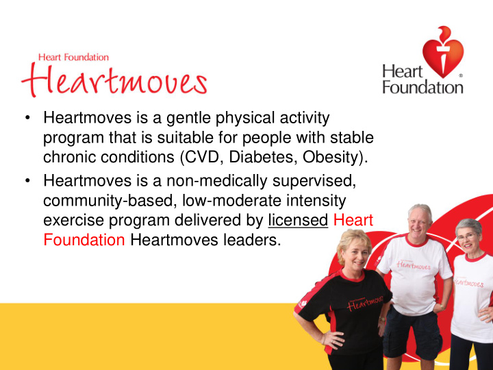 heartmoves is a gentle physical activity