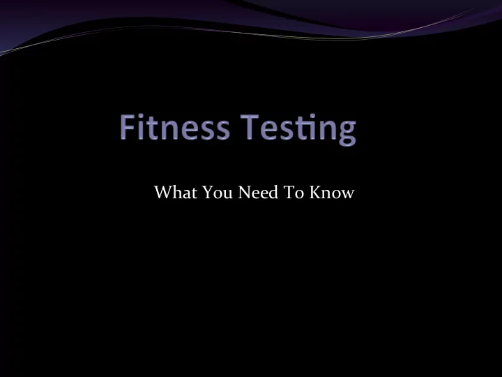 what you need to know health related components of fitness