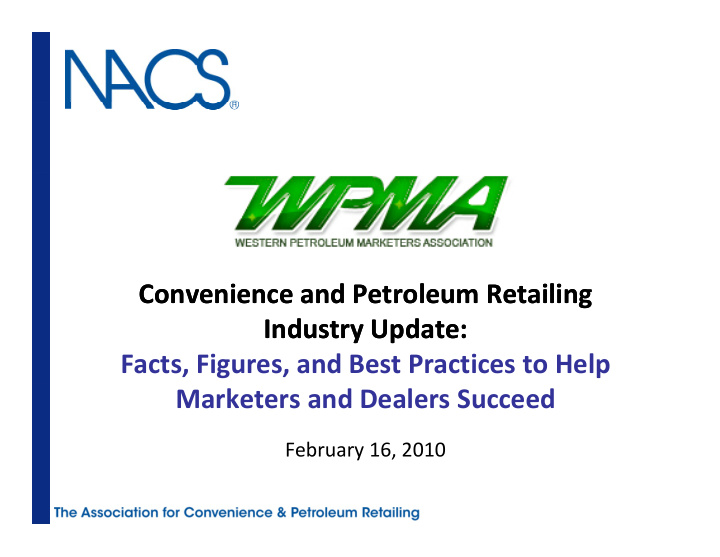convenience and petroleum retailing convenience and