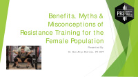 benefits myths amp misconceptions of resistance training