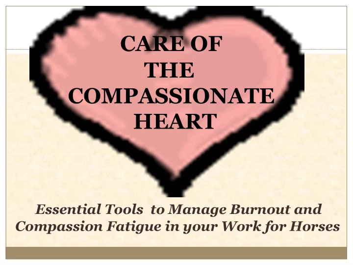 compassionate
