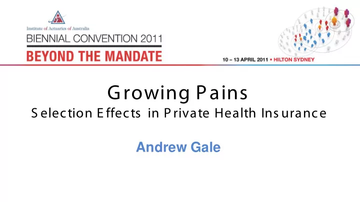 growing pains