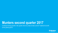 munters second quarter 2017