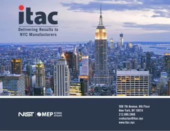 500 7th Avenue, 8th Floor  New York, NY 10018  212.809.3900  contactus@itac.nyc  www.itac.nyc  03
