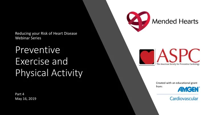 preventive exercise and physical activity