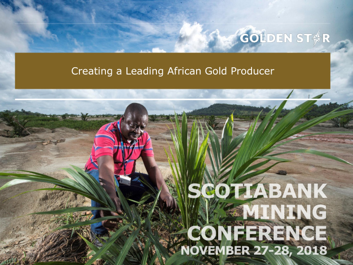 creating a leading african gold producer